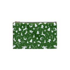 Christmas Pattern Cosmetic Bag (small) by Valentinaart