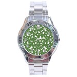 Christmas pattern Stainless Steel Analogue Watch Front