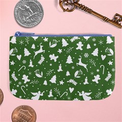 Christmas Pattern Large Coin Purse by Valentinaart