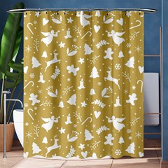 Christmas Pattern Shower Curtain 60  X 72  (medium)  by Valentinaart