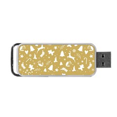 Christmas Pattern Portable Usb Flash (one Side) by Valentinaart