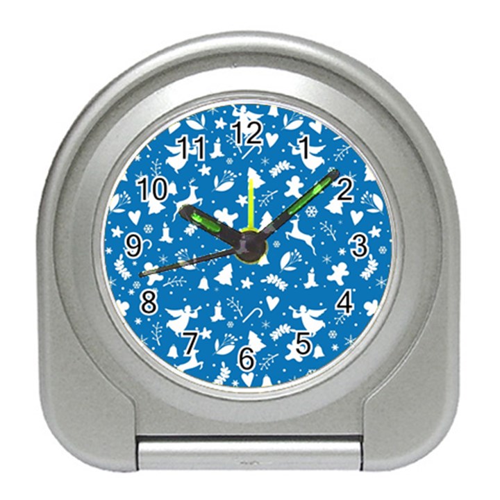 Christmas pattern Travel Alarm Clock