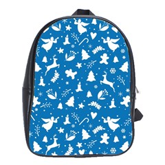 Christmas Pattern School Bag (large)