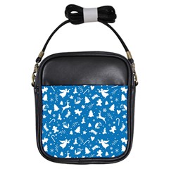 Christmas Pattern Girls Sling Bag