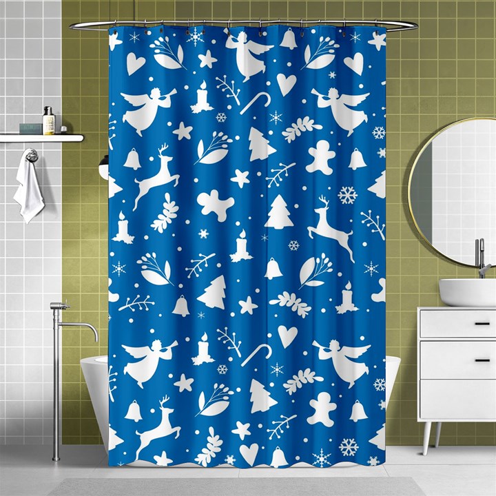 Christmas pattern Shower Curtain 48  x 72  (Small) 