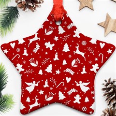 Christmas Pattern Ornament (star)