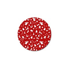 Christmas Pattern Golf Ball Marker (10 Pack)