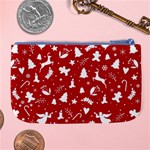 Christmas pattern Large Coin Purse Back