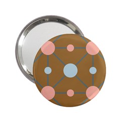 Planets Planet Around Rounds 2 25  Handbag Mirrors by Sapixe