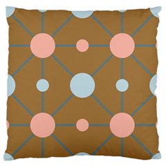 Planets Planet Around Rounds Large Flano Cushion Case (two Sides) by Sapixe