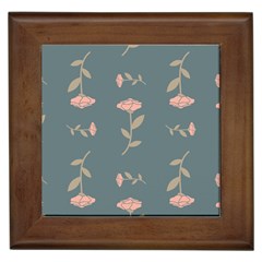 Florets Roses Rose Flowers Flower Framed Tiles by Sapixe