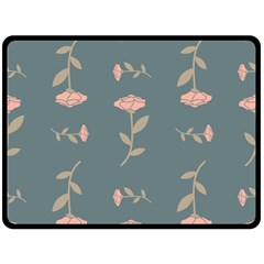 Florets Roses Rose Flowers Flower Fleece Blanket (large)  by Sapixe