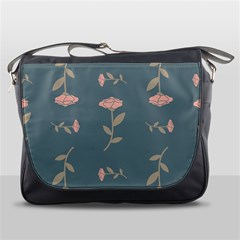 Florets Roses Rose Flowers Flower Messenger Bag by Sapixe