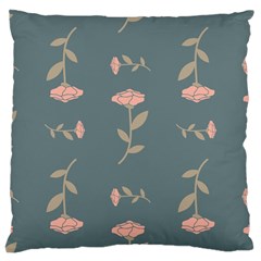 Florets Roses Rose Flowers Flower Large Cushion Case (two Sides) by Sapixe