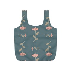 Florets Roses Rose Flowers Flower Full Print Recycle Bag (s) by Sapixe