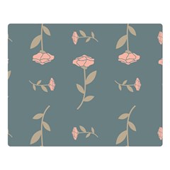 Florets Roses Rose Flowers Flower Double Sided Flano Blanket (large)  by Sapixe