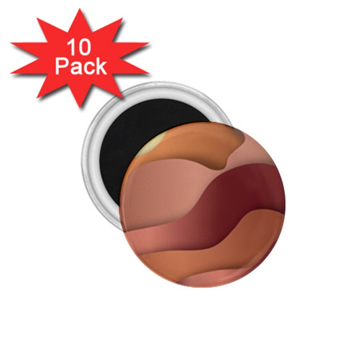 Autumn Copper Gradients Copyspace 1.75  Magnets (10 pack) 