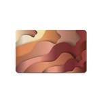 Autumn Copper Gradients Copyspace Magnet (Name Card) Front