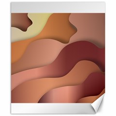 Autumn Copper Gradients Copyspace Canvas 8  X 10  by Sapixe