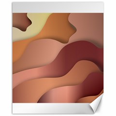 Autumn Copper Gradients Copyspace Canvas 16  X 20  by Sapixe