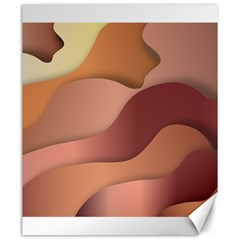 Autumn Copper Gradients Copyspace Canvas 20  X 24  by Sapixe