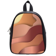 Autumn Copper Gradients Copyspace School Bag (small) by Sapixe