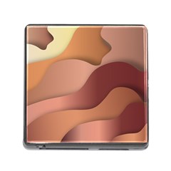 Autumn Copper Gradients Copyspace Memory Card Reader (square 5 Slot) by Sapixe