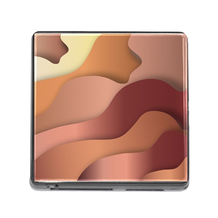 Autumn Copper Gradients Copyspace Memory Card Reader (Square 5 Slot)