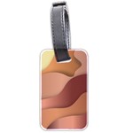 Autumn Copper Gradients Copyspace Luggage Tags (Two Sides) Front