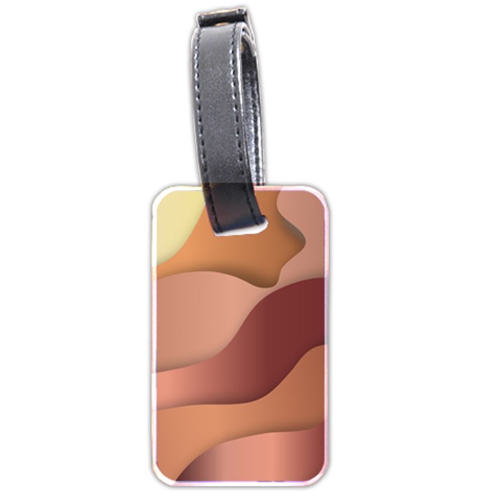 Autumn Copper Gradients Copyspace Luggage Tags (Two Sides)