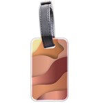 Autumn Copper Gradients Copyspace Luggage Tags (Two Sides) Back