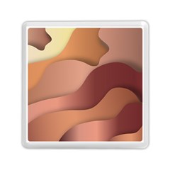 Autumn Copper Gradients Copyspace Memory Card Reader (square) by Sapixe