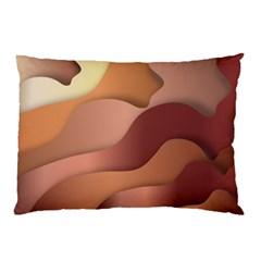 Autumn Copper Gradients Copyspace Pillow Case (two Sides) by Sapixe