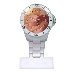 Autumn Copper Gradients Copyspace Plastic Nurses Watch by Sapixe