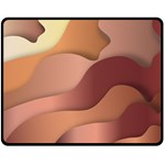 Autumn Copper Gradients Copyspace Double Sided Fleece Blanket (Medium)  58.8 x47.4  Blanket Front