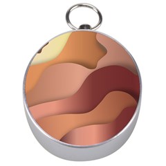 Autumn Copper Gradients Copyspace Silver Compasses by Sapixe