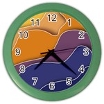 Autumn Copyspace Wallpaper Color Wall Clock Front