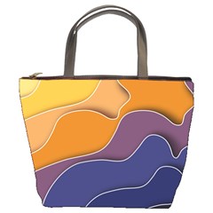 Autumn Copyspace Wallpaper Bucket Bag by Sapixe