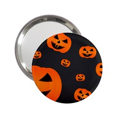 Halloween Pumpkin Autumn Fall 2.25  Handbag Mirrors