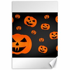 Halloween Pumpkin Autumn Fall Canvas 20  X 30  by Sapixe