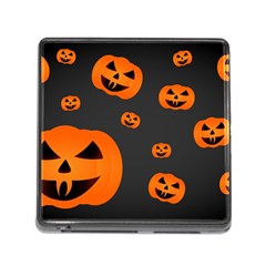 Halloween Pumpkin Autumn Fall Memory Card Reader (Square 5 Slot)