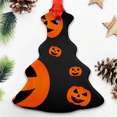 Halloween Pumpkin Autumn Fall Ornament (Christmas Tree) 