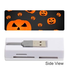 Halloween Pumpkin Autumn Fall Memory Card Reader (Stick)