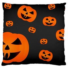 Halloween Pumpkin Autumn Fall Large Cushion Case (Two Sides)