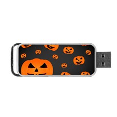 Halloween Pumpkin Autumn Fall Portable USB Flash (One Side)