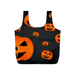 Halloween Pumpkin Autumn Fall Full Print Recycle Bag (s)