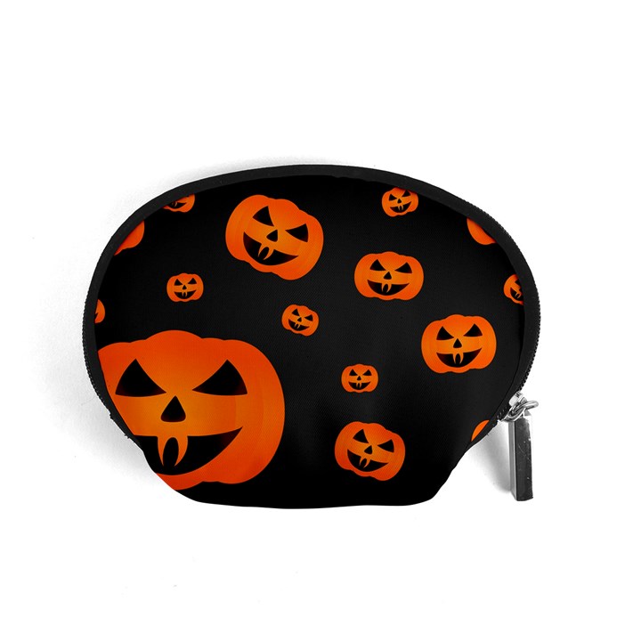 Halloween Pumpkin Autumn Fall Accessory Pouch (Small)