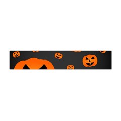 Halloween Pumpkin Autumn Fall Flano Scarf (Mini)