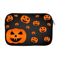 Halloween Pumpkin Autumn Fall Apple Macbook Pro 17  Zipper Case by Sapixe