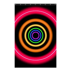 Neon Light Abstract Pattern Lines Shower Curtain 48  X 72  (small)  by Sapixe